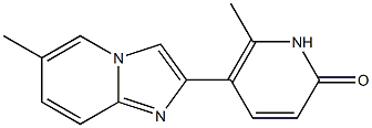 2-[(6-Methyl-1,2-dihydro-2-oxopyridin)-5-yl]-6-methylimidazo[1,2-a]pyridine