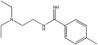 N-[2-(Diethylamino)ethyl]-4-methylbenzamidine Structure