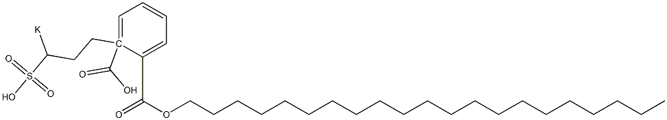 フタル酸1-ヘニコシル2-(3-ポタシオスルホプロピル) 化学構造式