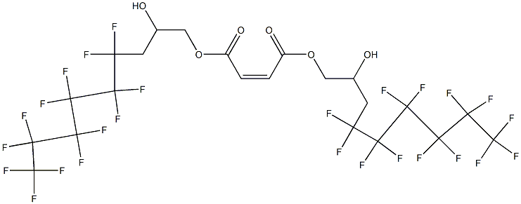  Maleic acid bis[2-hydroxy-3-(tridecafluorohexyl)propyl] ester