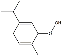 p-Mentha-1,4-dien-6-yl hydroperoxide Structure