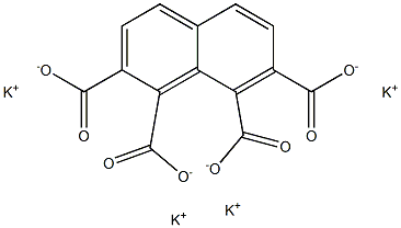 1,2,7,8-ナフタレンテトラカルボン酸テトラカリウム 化学構造式