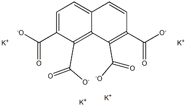 1,2,7,8-Naphthalenetetracarboxylic acid tetrapotassium salt Struktur