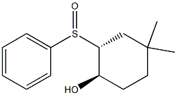(1R,2R)-4,4-Dimethyl-2-phenylsulfinylcyclohexanol Struktur