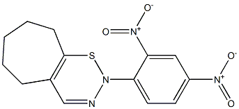 2-(2,4-Dinitrophenyl)-2,5,6,7,8,9-hexahydrocyclohepta[e][1,2,3]thiadiazine