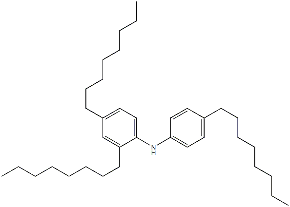 4-Octylphenyl 2,4-dioctylphenylamine Structure