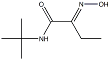 N-tert-Butyl-2-(hydroxyimino)butanamide Structure