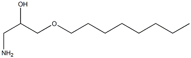 1-Amino-3-octyloxy-2-propanol Structure