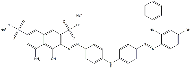 5-Amino-4-hydroxy-3-[[4-[[4-[[4-hydroxy-2-(phenylamino)phenyl]azo]phenyl]amino]phenyl]azo]naphthalene-2,7-disulfonic acid disodium salt