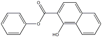 Hydroxy-2-naphthoic acid phenyl ester Structure