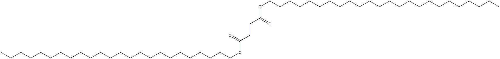 Succinic acid ditetracosyl ester Structure