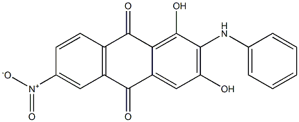 2-Anilino-1,3-dihydroxy-6-nitroanthraquinone