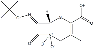 7-[(E)-(tert-Butyloxy)imino]-3-methyl-4-carboxycepham-3-ene 1,1-dioxide