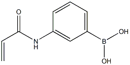 [3-(Acryloylamino)phenyl]boronic acid,,结构式