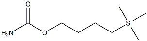 4-(Trimethylsilyl)-1-butanol carbamate Structure