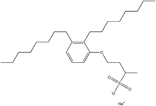 4-(2,3-Dioctylphenoxy)butane-2-sulfonic acid sodium salt