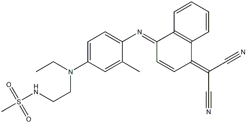  N-[2-[Ethyl[3-methyl-4-[[4-(dicyanomethylene)naphthalen-1(4H)-ylidene]amino]phenyl]amino]ethyl]methanesulfonamide