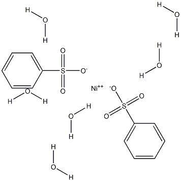 Nickel bisbenzenesulfonate hexahydrate,,结构式