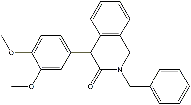 1,4-Dihydro-2-benzyl-4-(3,4-dimethoxyphenyl)isoquinolin-3(2H)-one