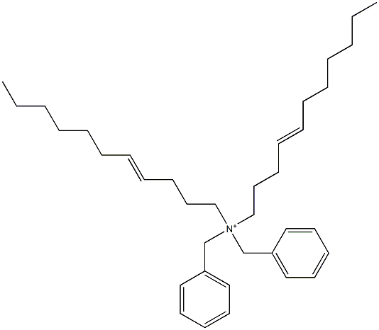 Di(4-undecenyl)dibenzylaminium 结构式