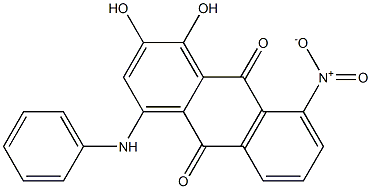 1-Anilino-3,4-dihydroxy-5-nitroanthraquinone