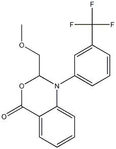 1-[3-(Trifluoromethyl)phenyl]-1,2-dihydro-2-methoxymethyl-4H-3,1-benzoxazin-4-one