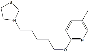 5-Methyl-2-[[5-(thiazolidin-3-yl)pentyl]oxy]pyridine|