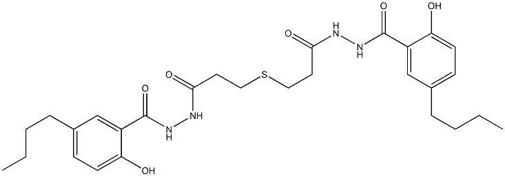  3,3'-Thiodi[propionic acid N'-(5-butylsalicyloyl) hydrazide]