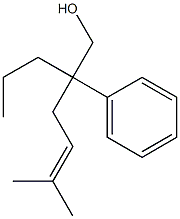 5-Methyl-2-phenyl-2-propyl-4-hexen-1-ol 结构式