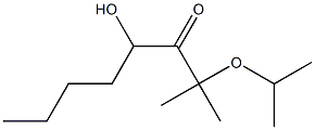 2-Isopropoxy-4-hydroxy-2-methyl-3-octanone,,结构式