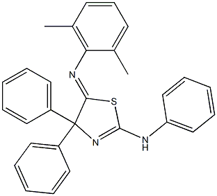  2-(Phenylamino)-5-(2,6-dimethylphenylimino)-4,4-diphenyl-2-thiazoline