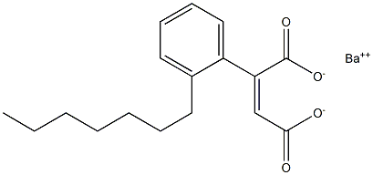 2-(2-Heptylphenyl)maleic acid barium salt 结构式