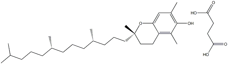  (2S)-3,4-Dihydro-2,5,7-trimethyl-2-[(4S,8S)-4,8,12-trimethyltridecyl]-2H-1-benzopyran-6-ol hydrogen succinate