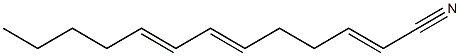 2,6,8-Tridecatrienenitrile 结构式