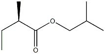 [R,(-)]-2-Methylbutyric acid isobutyl ester Structure