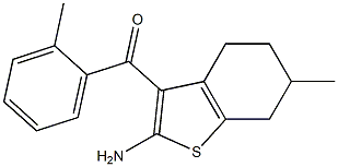 2-Amino-3-(2-methylbenzoyl)-6-methyl-4,5,6,7-tetrahydrobenzo[b]thiophene|