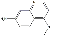 4-(Dimethylamino)-7-aminoquinoline 结构式
