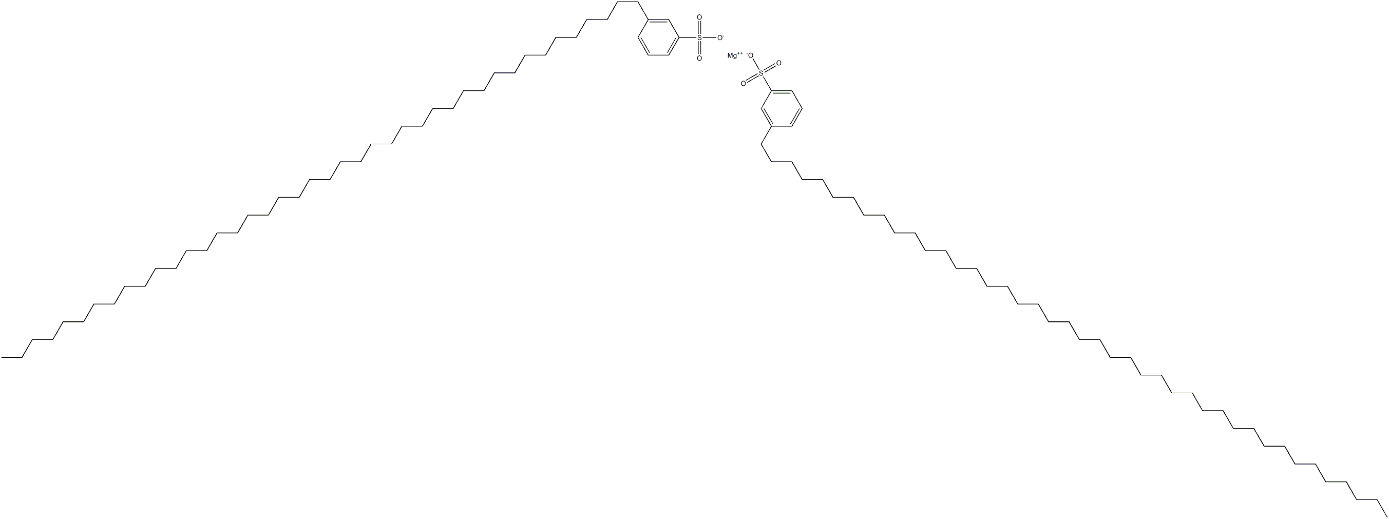 Bis[3-(dotetracontan-1-yl)benzenesulfonic acid]magnesium salt,,结构式