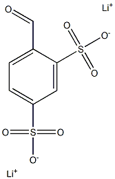 4-Formyl-1,3-benzenedisulfonic acid dilithium salt Struktur