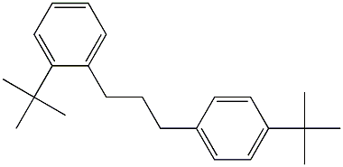 1-(2-tert-Butylphenyl)-3-(4-tert-butylphenyl)propane Structure