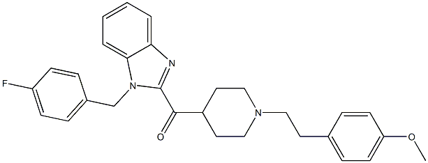 1-(4-Fluorobenzyl)-2-[1-[2-(4-methoxyphenyl)ethyl]-4-piperidinylcarbonyl]-1H-benzimidazole