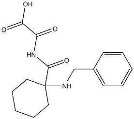 2-[[[1-[Benzylamino]cyclohexyl]carbonyl]amino]-2-oxoacetic acid
