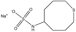 Thiocane-5-ylsulfamic acid sodium salt Structure