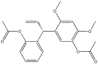 (+)-4',6'-Dimethoxy[(R)-2,3'-allylidenediphenol diacetate]