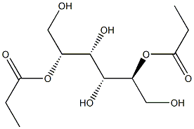 L-Glucitol 2,5-dipropionate Struktur