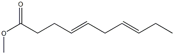 4,7-Decadienoic acid methyl ester 结构式