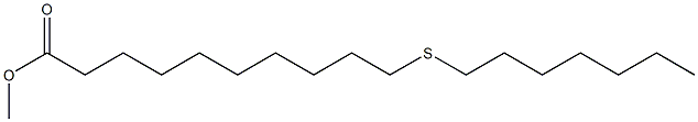 11-Thiaoctadecanoic acid methyl ester Structure