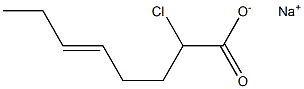 2-Chloro-5-octenoic acid sodium salt