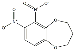 6,7-Dinitro-3,4-dihydro-2H-1,5-benzodioxepin Structure