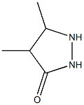 4,5-Dimethylpyrazolidin-3-one,,结构式